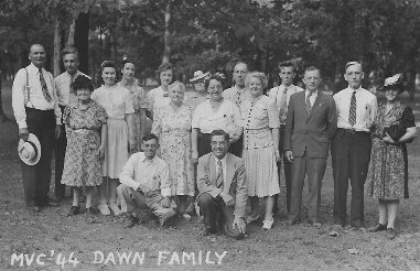 Dawn Family in 1944