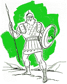  a giant Philistine soldier named Goliath